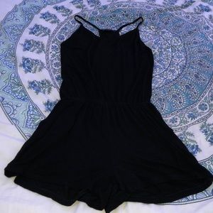 Black Brandy Romper